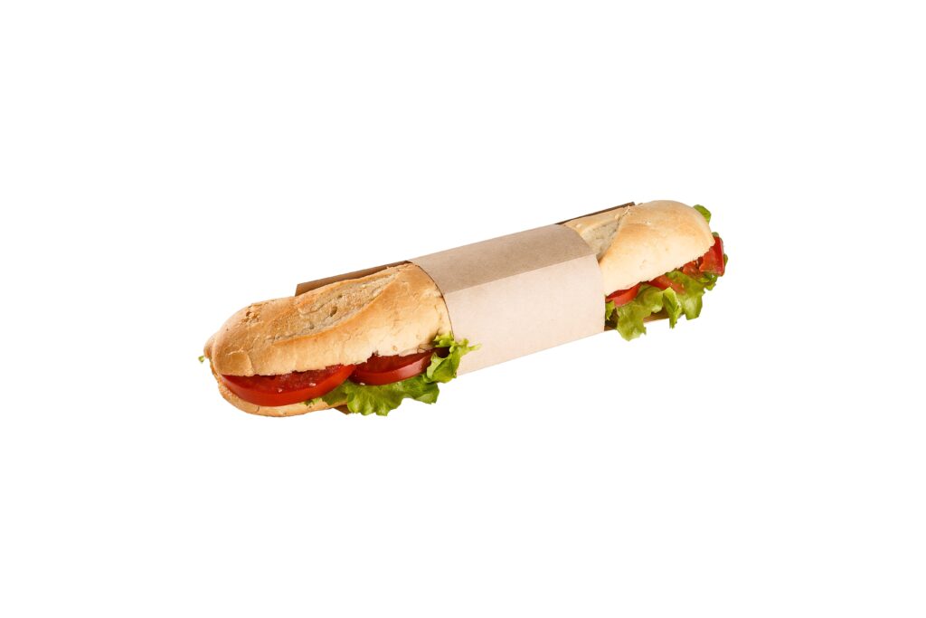 Ring pads for sandwiches, rolls, baguettes